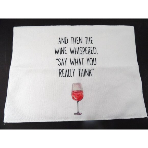 Funny Farmhouse Kitchen Hand Towel New - Picture 2 of 3